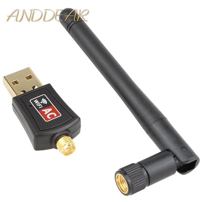 802.11b/G/n/ac   600Mbps RTL8811CU  USB WiFi  , ȵ̵  2.4G  5.8G ܺ Wifi ׳ 